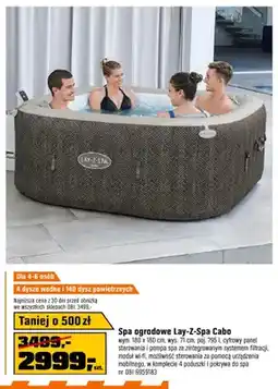 OBI Spa ogrodowe Lay-Z-Spa Cabo oferta