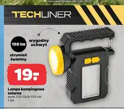 Netto Lampa kempingowa solarna TECHLINER wym. 5,5x13,9x11,5cm oferta