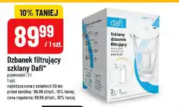 Polomarket Dzbanek filtrujący szklany Dafi pojemność oferta