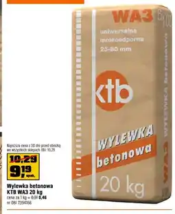 OBI Wylewka betonowa KTB WA3 oferta