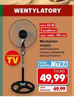Kaufland Wentylator stojący 50W 130cm oferta