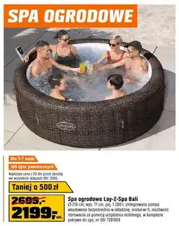 OBI Spa ogrodowe Lay-Z-Spa Bali oferta