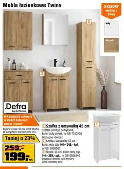 OBI Szafka z umywalką 45cm oferta
