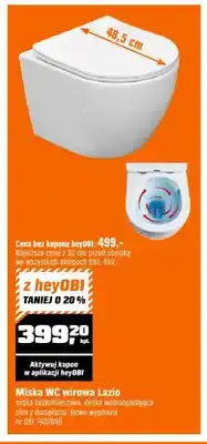 OBI Miska WC wirowa Lazio oferta