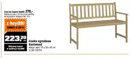 OBI Ławka ogrodowa Kentwood akacja 115x58x85cm oferta