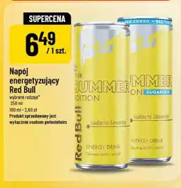 Polomarket Napój energetyzujący Red Bull The Summer Edition Sugarfree Sudachi Limonka oferta