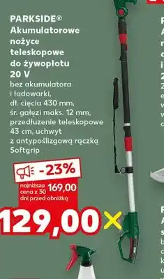 Kaufland Akumulatorowe nożyce teleskopowe do żywopłotu PARKSIDE 20V oferta