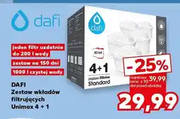 Kaufland Zestaw wkładów filtrujących DAFI Unimax 4+1 oferta