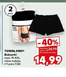 Kaufland Bokserki TOWNLAND rozm. M-XXL oferta