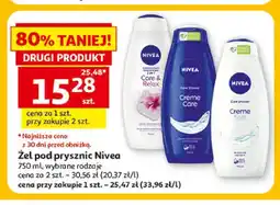 Auchan Żel pod prysznic Nivea Care & Relax oferta