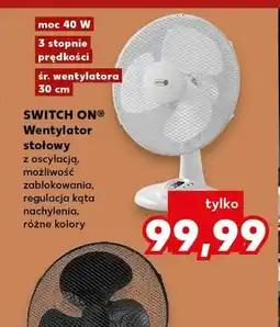 Kaufland Wentylator stołowy SWITCH ON oferta