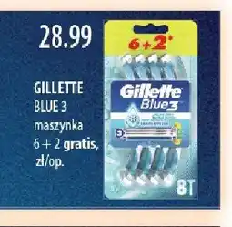 Drogerie Laboo Maszynka BLUE 3 6 + 2 gratis GILLETTE oferta