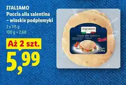 Lidl Włoskie podpłomyki Puccia alla salentina ITALIAMO 2-pak oferta
