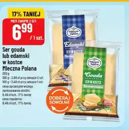 Polomarket Ser gouda w kostce Mleczna Polana oferta