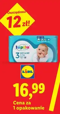 Lidl Pieluchy Lupilu Soft & Dry 3 oferta