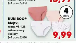 Kaufland Majtki KUNIBOO rozm. 98-128 4-pak oferta
