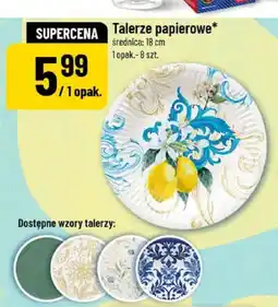 Polomarket Talerze papierowe średnica: 18cm oferta