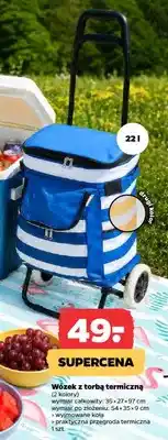 Netto Wózek z torbą termiczną 22l 35x27x97cm oferta