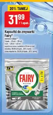 Polomarket Kapsułki do zmywarki Fairy Platinum oferta