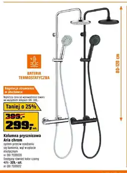 OBI Kolumna prysznicowa Aria chrom oferta