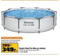 OBI Basen Steel Pro Max na stelażu 305cm wys. 76cm oferta