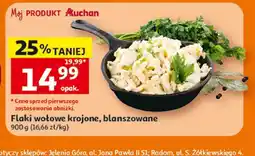 Auchan Flaki wołowe krojone blanszowane Auchan oferta