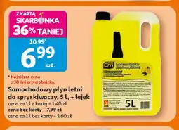 Auchan Samochodowy płyn letni do spryskiwaczy + lejek oferta