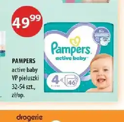 Drogerie Laboo Pieluszki PAMPERS active baby VP 32-54szt oferta