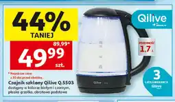 Auchan Czajnik szklany Qilive Q.5503 biały oferta