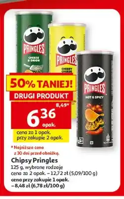 Auchan Chipsy Pringles Cheese & Onion oferta