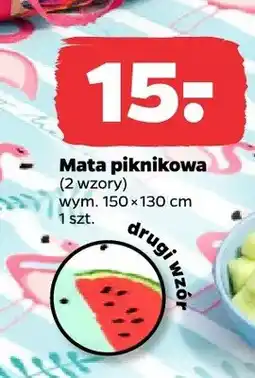 Netto Mata piknikowa 150x130cm oferta