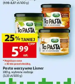 Auchan Pasta warzywna Ta PASTA z brokułami Lisner oferta