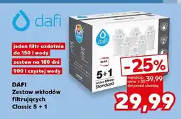 Kaufland Zestaw wkładów filtrujących DAFI Classic 5+1 oferta