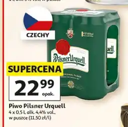 Auchan Piwo Pilsner Urquell 4-pak oferta