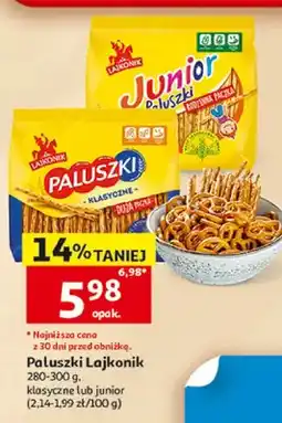 Auchan Paluszki Lajkonik junior oferta