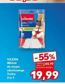 Kaufland Wkład do mopa obrotowego Vileda Turbo 2 w 1 oferta
