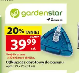 Auchan Odkurzacz obrotowy do basenu gardenstar wym.: 29x28x11cm oferta