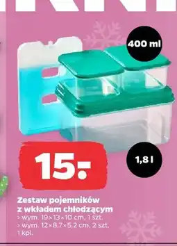 Netto Zestaw pojemników z wkładem chłodzącym oferta
