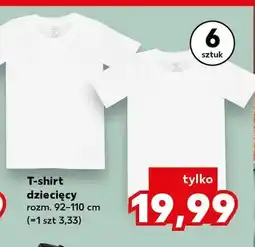 Kaufland T-shirt dziecięcy rozm. 92-110cm 6-pak oferta