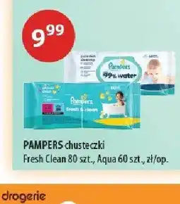 Drogerie Laboo Chusteczki PAMPERS Fresh Clean 80szt oferta