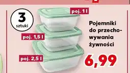 Kaufland Pojemniki do przechowywania żywności 3-pak oferta