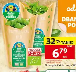 Auchan Bio bazylia XXL Auchan Pewni Dobrego oferta