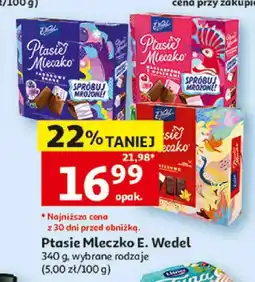Auchan Ptasie Mleczko czekoladowe E. Wedel oferta