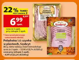 Auchan Polędwica w plastrach Szubryt oferta