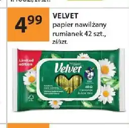 Drogerie Laboo Papier nawilżany VELVET rumianek 42szt oferta
