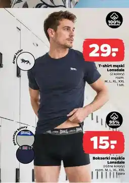 Netto Bokserki męskie Lonsdale oferta