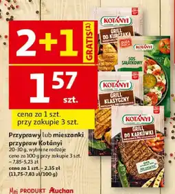 Auchan Przyprawa Grill do kurczaka Kotányi oferta