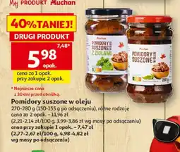 Auchan Pomidory suszone z ziołami w oleju Auchan oferta
