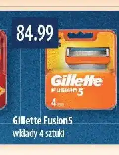Drogerie Laboo Wkłady Fusion5 4 sztuki Gillette oferta
