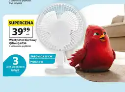 Auchan Wentylator biurkowy Qilive Q.6736 15cm 16W oferta